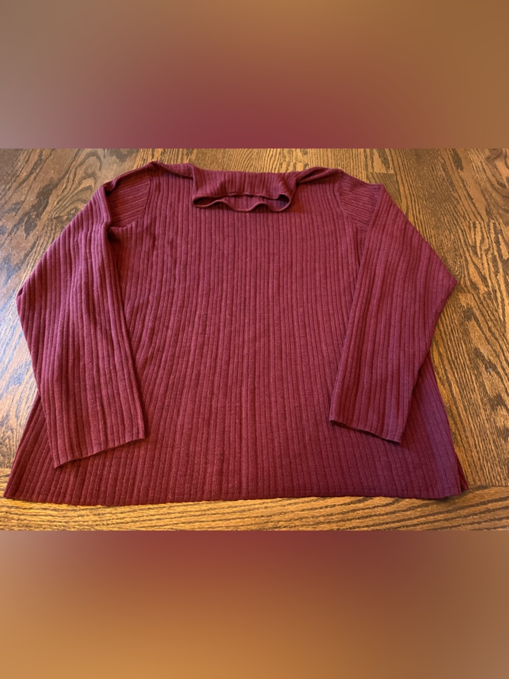 Eileen Fisher Superfine Merino Wool Funnel Neck Top